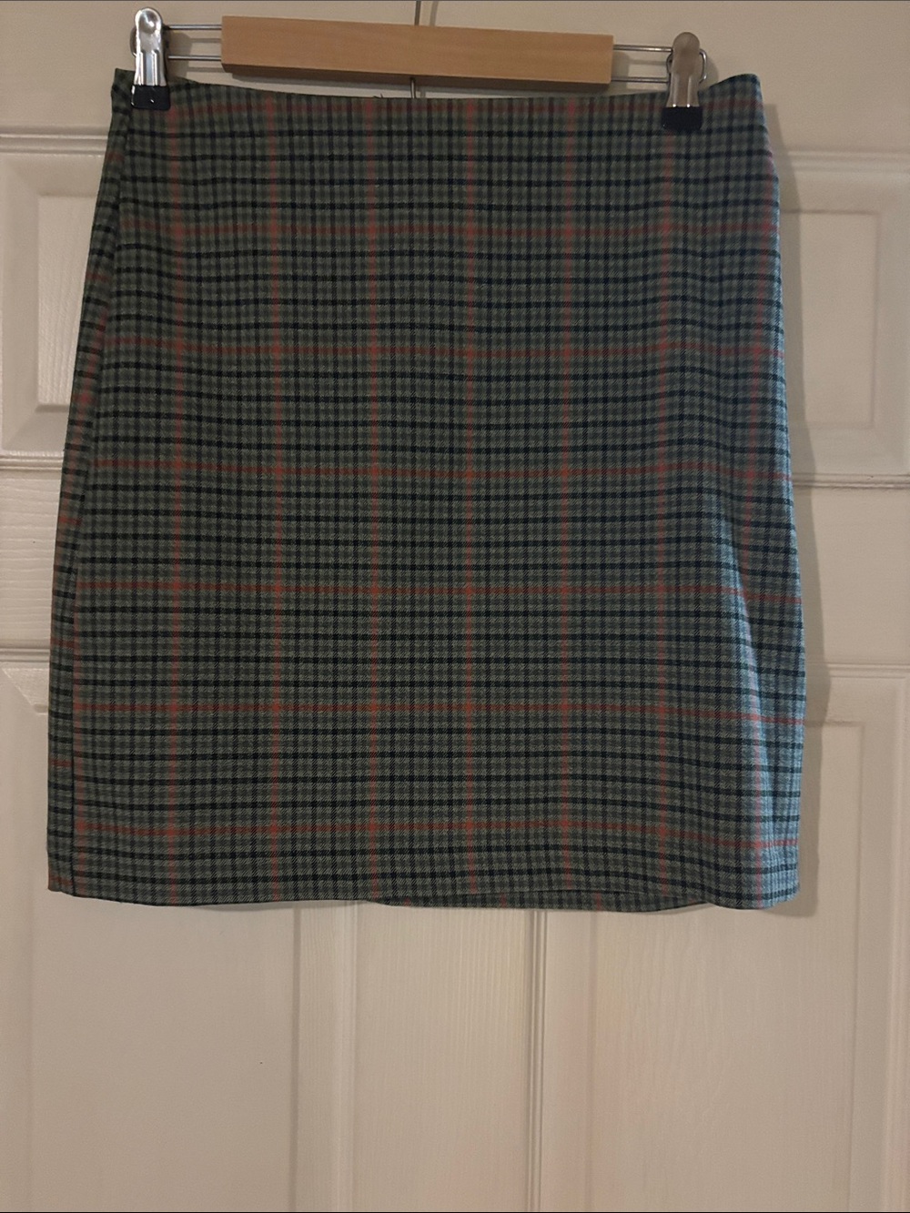 Rachel Zoe Green and Rust Plaid Mini Skirt - Picture 1 of 2